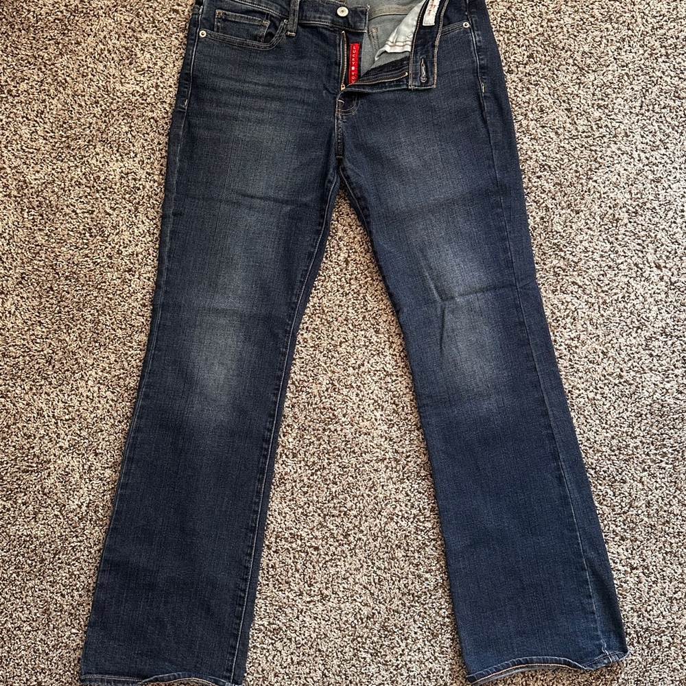 Lucky Brand Mid Rise Boot Cut Dark Wash Jeans